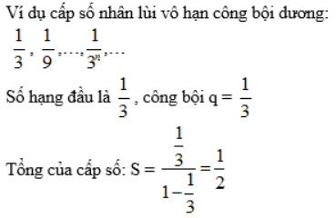 Công thức cấp số nhân